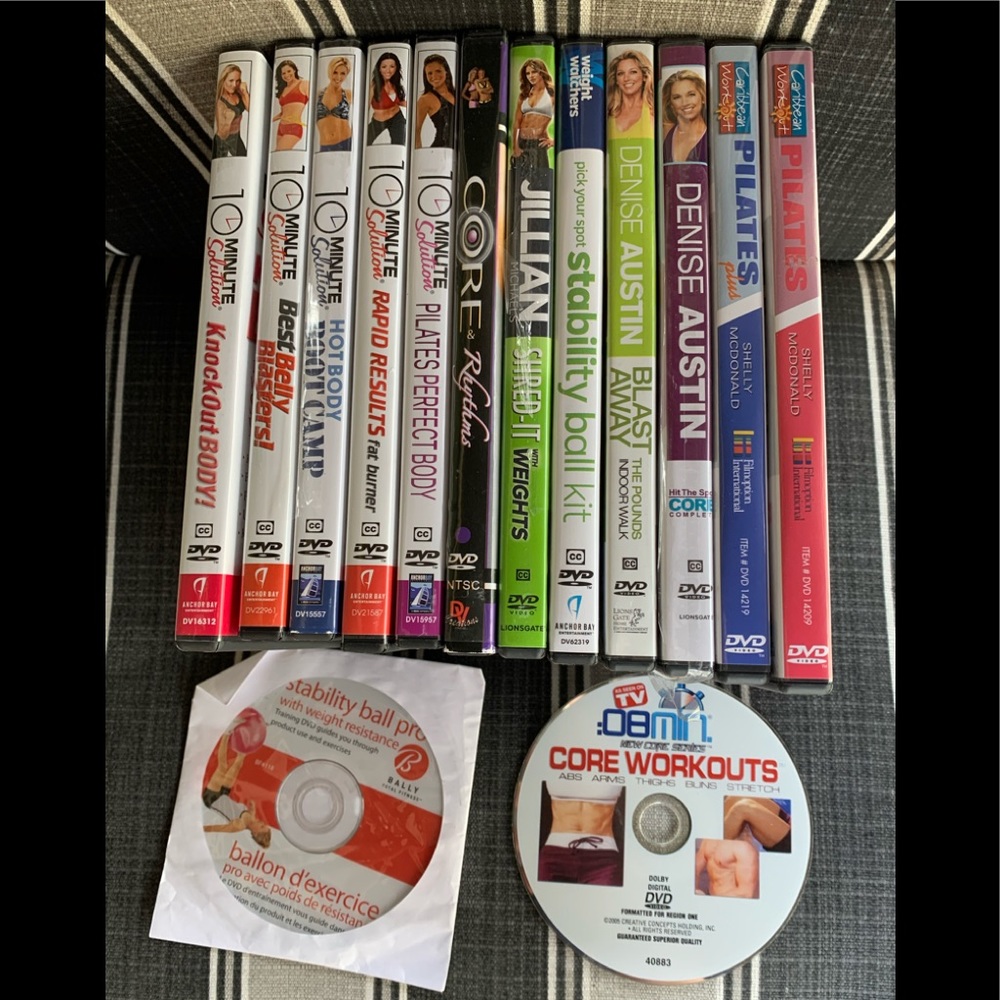 14 Workout dvds